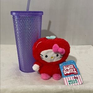 Hello Kitty Bum Bumz Plush - Apple 🍎